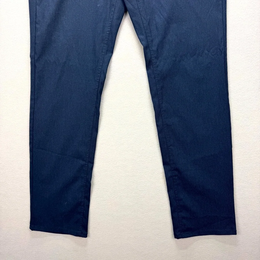 Izod Advantage Performance‎ Ankle Pants Mens 39x34* Blue Stretch Straight Fit